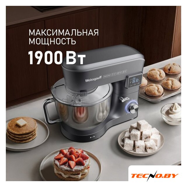 Планетарный миксер Weissgauff WSM 175 PDR Power Pro - Изображение №3 — Интернет-Магазин TECNO.BY