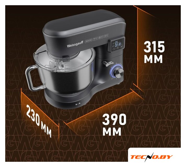 Планетарный миксер Weissgauff WSM 175 PDR Power Pro - Изображение №22 — Интернет-Магазин TECNO.BY