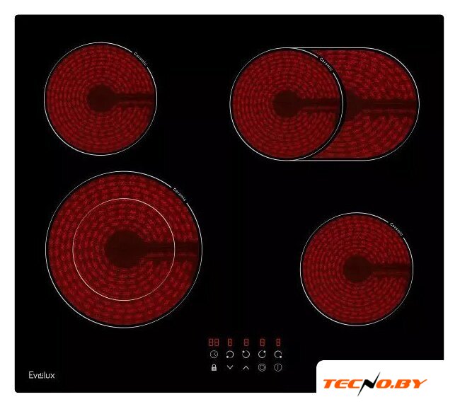 Варочная панель Evelux HEV 642 B - Изображение №1 — Интернет-Магазин TECNO.BY