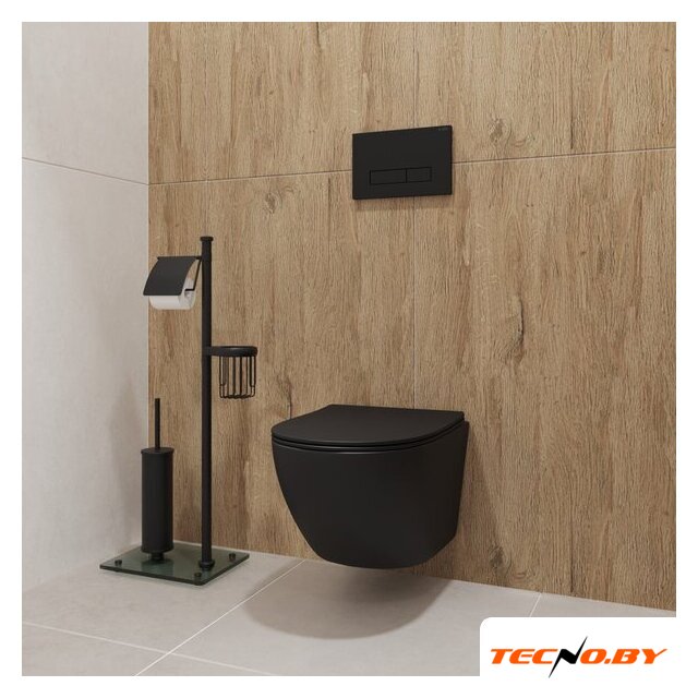 Унитаз подвесной Lauter Sulzdorf + GROHE Solido 38811KF0 (черный с микролифтом) - Изображение №15 — Интернет-Магазин TECNO.BY