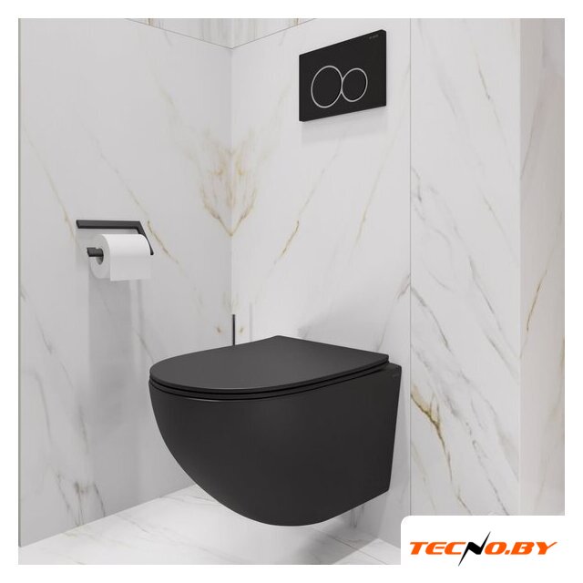 Унитаз подвесной Lauter Sulzdorf + GROHE Solido 38811KF0 (черный с микролифтом) - Изображение №11 — Интернет-Магазин TECNO.BY