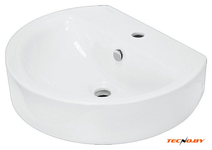 Умывальник Sanita Luxe Best ВКС WB.PD/Best/55-C/WHT.G/S1 - Изображение №2 — Интернет-Магазин TECNO.BY
