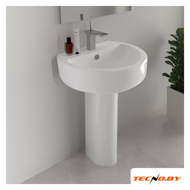 Умывальник Sanita Luxe Best ВКС WB.PD/Best/55-C/WHT.G/S1 - Изображение №13 — Интернет-Магазин TECNO.BY