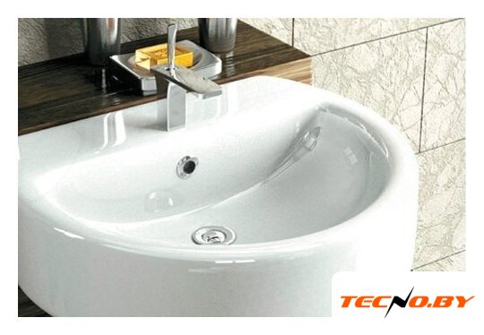 Умывальник Sanita Luxe Best ВКС WB.PD/Best/55-C/WHT.G/S1 - Изображение №8 — Интернет-Магазин TECNO.BY