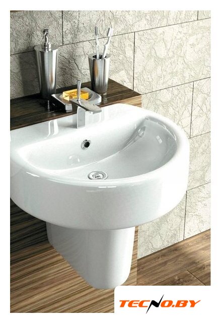 Умывальник Sanita Luxe Best ВКС WB.PD/Best/55-C/WHT.G/S1 - Изображение №5 — Интернет-Магазин TECNO.BY