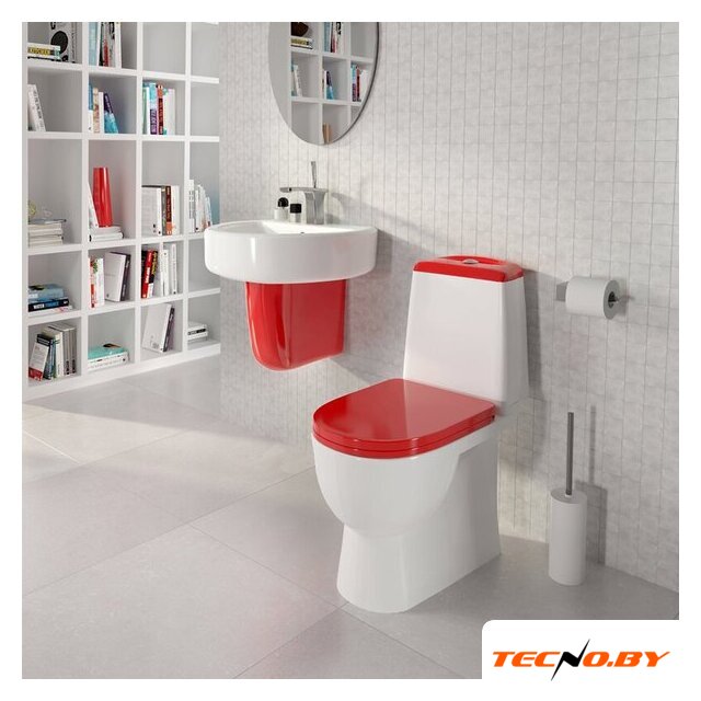 Умывальник Sanita Luxe Best ВКС WB.PD/Best/55-C/WHT.G/S1 - Изображение №15 — Интернет-Магазин TECNO.BY