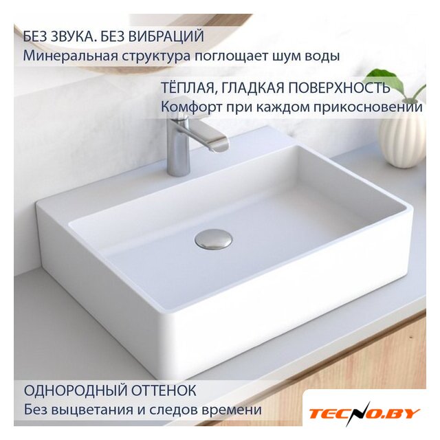 Умывальник Lauter Silenta 21S551PW (Pure White) - Изображение №3 — Интернет-Магазин TECNO.BY