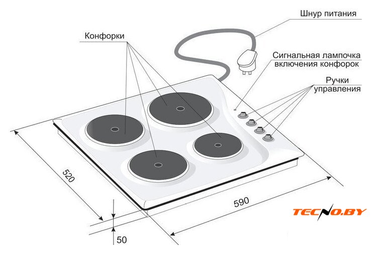 Варочная панель GEFEST 3210 К55 - Изображение №3 — Интернет-Магазин TECNO.BY