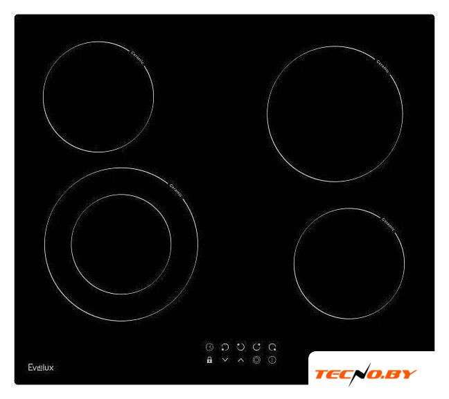 Варочная панель Evelux HEV 641 B - Изображение №2 — Интернет-Магазин TECNO.BY
