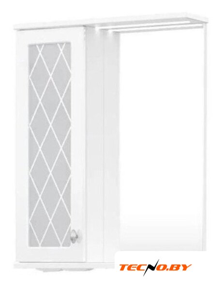  Volna Шкаф с зеркалом Milena 55 L (белый) - Изображение №1 — Интернет-Магазин TECNO.BY
