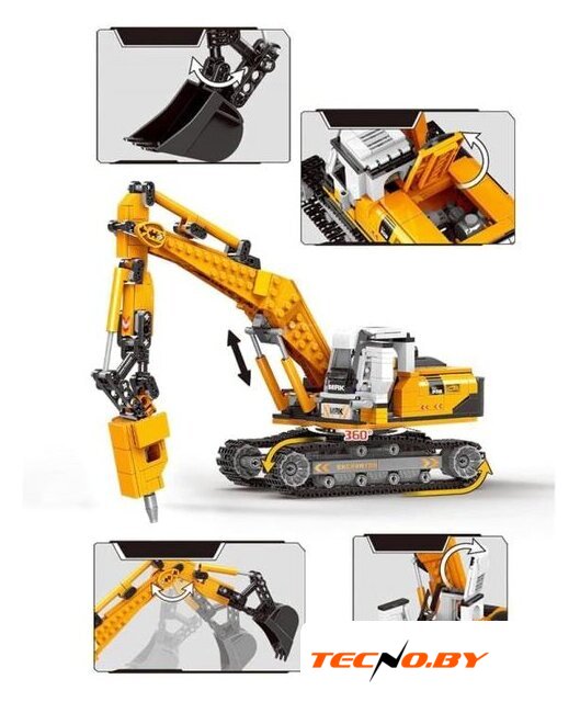 Конструктор XingBao XB-03038 Экскаватор - Изображение №5 — Интернет-Магазин TECNO.BY