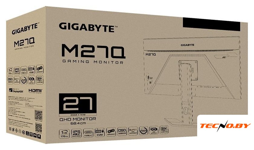 Игровой монитор Gigabyte M27Q (rev. 1.0) - Изображение №8 — Интернет-Магазин TECNO.BY