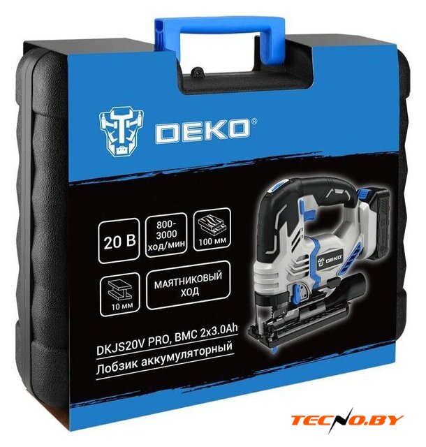 Электролобзик Deko DKJS20V PRO 085-1330 (с 2-мя АКБ) - Изображение №5 — Интернет-Магазин TECNO.BY