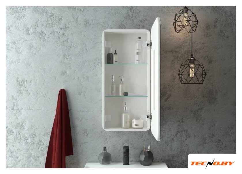  Континент Шкаф с зеркалом Elliott Led 40х80 L - Изображение №7 — Интернет-Магазин TECNO.BY