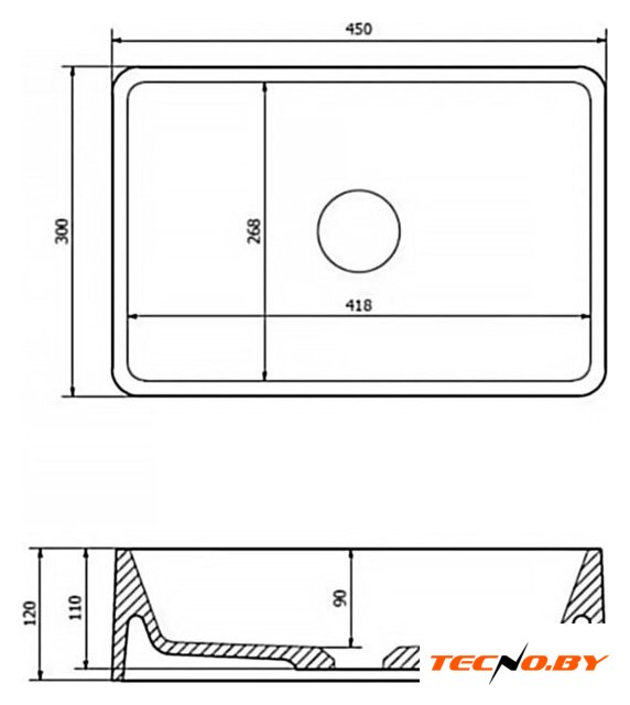 Умывальник Lauter Ravia 21R451PW (Pure White) - Изображение №14 — Интернет-Магазин TECNO.BY