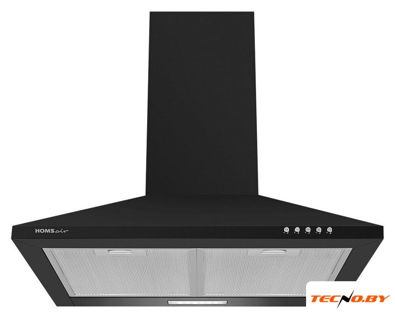 Кухонная вытяжка HOMSair Delta 50 (черный) - Изображение №2 — Интернет-Магазин TECNO.BY