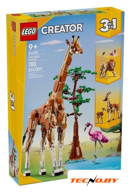 Конструктор LEGO Creator 31150 Дикие животные сафари - Изображение №1 — Интернет-Магазин TECNO.BY