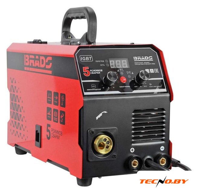 Сварочный инвертор Brado MIG/MMA-250L-14 - Изображение №2 — Интернет-Магазин TECNO.BY