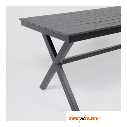 Садовый стол AksHome Florence 160x80x77 (сталь-черная/черный) - Изображение №8 — Интернет-Магазин TECNO.BY