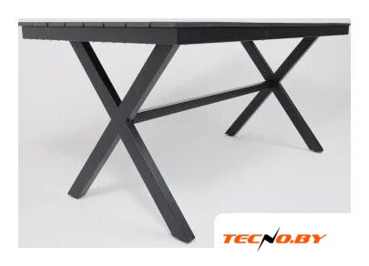 Садовый стол AksHome Florence 160x80x77 (сталь-черная/черный) - Изображение №13 — Интернет-Магазин TECNO.BY