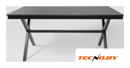 Садовый стол AksHome Florence 160x80x77 (сталь-черная/черный) - Изображение №7 — Интернет-Магазин TECNO.BY