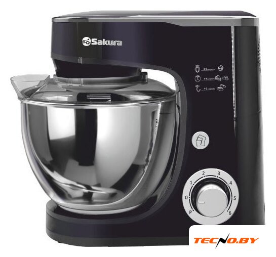 Планетарный миксер Sakura SA-6332BK - Изображение №1 — Интернет-Магазин TECNO.BY
