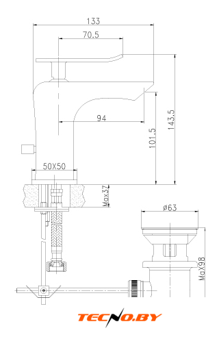 Смеситель Lemark Contest LM5806CW - Изображение №2 — Интернет-Магазин TECNO.BY