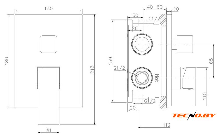 Смеситель Lauter Trim 21CK189C-516-3MB - Изображение №10 — Интернет-Магазин TECNO.BY