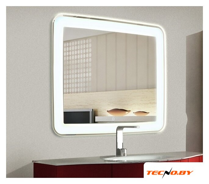  Континент Зеркало Velvette LED 100x70 - Изображение №1 — Интернет-Магазин TECNO.BY