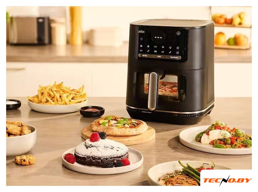Аэрогриль (аэрофритюрница) Braun MultiFry 5 Air Fryer 3-i-n1 HF5075IBK - Изображение №14 — Интернет-Магазин TECNO.BY