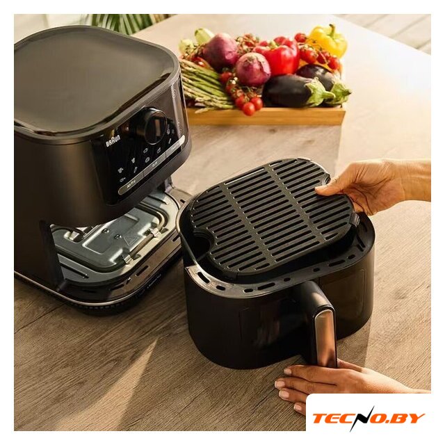 Аэрогриль (аэрофритюрница) Braun MultiFry 5 Air Fryer 3-i-n1 HF5075IBK - Изображение №6 — Интернет-Магазин TECNO.BY
