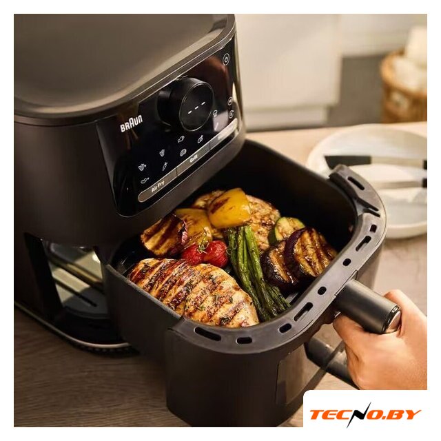 Аэрогриль (аэрофритюрница) Braun MultiFry 5 Air Fryer 3-i-n1 HF5075IBK - Изображение №7 — Интернет-Магазин TECNO.BY