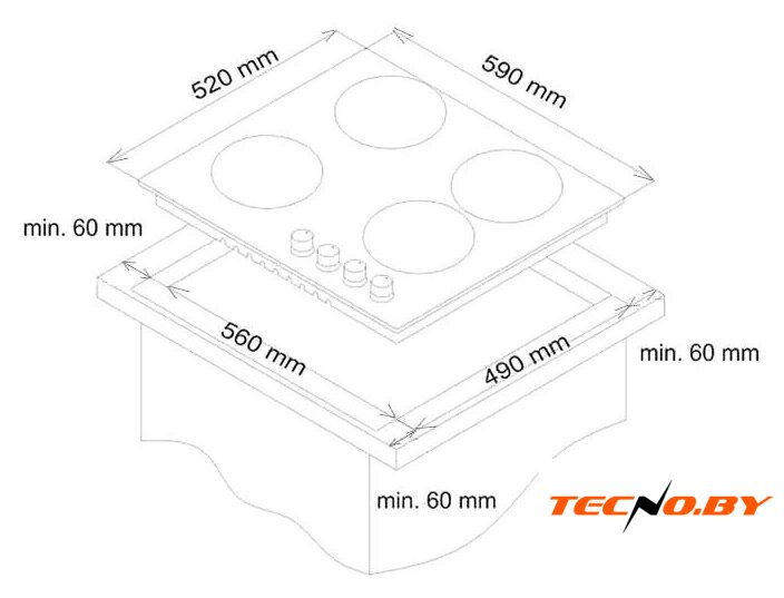 Варочная панель Simfer H60Q40B411 - Изображение №8 — Интернет-Магазин TECNO.BY