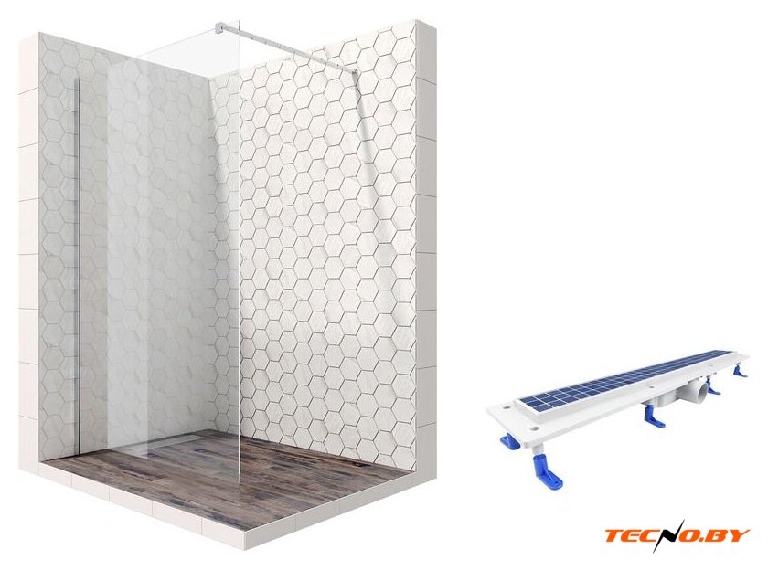 Душевая стенка Ambassador Set 15031102-ST15 - Изображение №1 — Интернет-Магазин TECNO.BY