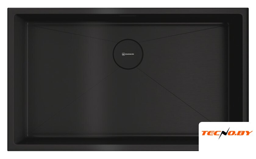 Кухонная мойка Omoikiri TAKI 74-U/IF GB (графит) - Изображение №1 — Интернет-Магазин TECNO.BY