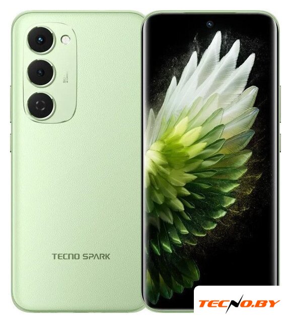 Телефон Tecno Spark 40 Pro+ 8GB/256GB (зеленая тундра) - Изображение №1 — Интернет-Магазин TECNO.BY