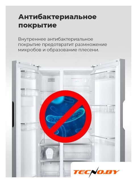 Холодильник side by side MAUNFELD MFF177NFSE - Изображение №27 — Интернет-Магазин TECNO.BY