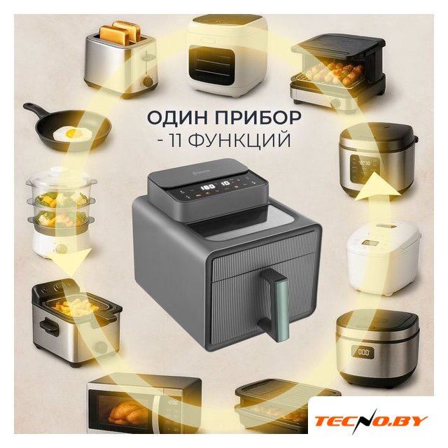 Аэрогриль (аэрофритюрница) Evolution AIRO 7700TW - Изображение №21 — Интернет-Магазин TECNO.BY