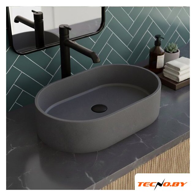 Умывальник Lauter Oliva 21O603G (Grey) - Изображение №4 — Интернет-Магазин TECNO.BY
