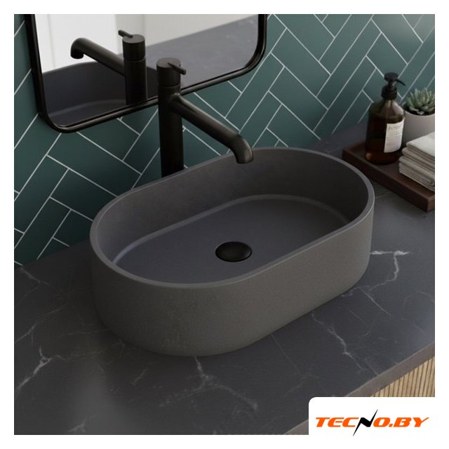 Умывальник Lauter Oliva 21O603G (Grey) - Изображение №5 — Интернет-Магазин TECNO.BY