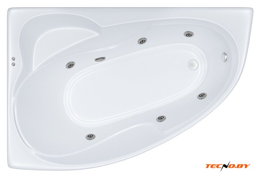 Ванна Triton Николь гидромассажная 160x100L Базовая - Изображение №1 — Интернет-Магазин TECNO.BY