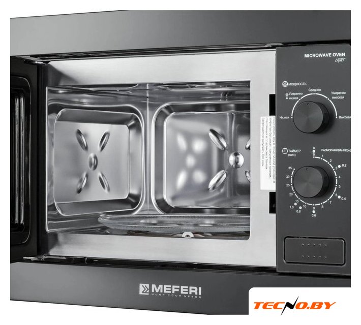 Микроволновая печь Meferi MMO6020BK Light - Изображение №6 — Интернет-Магазин TECNO.BY
