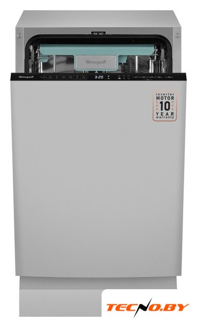 Встраиваемая посудомоечная машина Weissgauff BDW 4535 D Inverter AutoOpen Timer Floor - Изображение №1 — Интернет-Магазин TECNO.BY