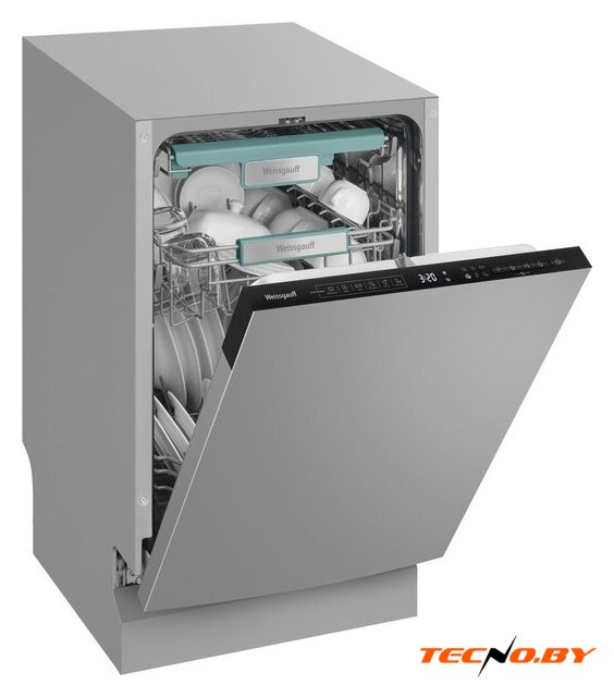 Встраиваемая посудомоечная машина Weissgauff BDW 4535 D Inverter AutoOpen Timer Floor - Изображение №7 — Интернет-Магазин TECNO.BY