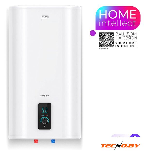 Накопительный электрический водонагреватель Timberk Home Intellect T-WSS50-N77-U-WF - Изображение №1 — Интернет-Магазин TECNO.BY