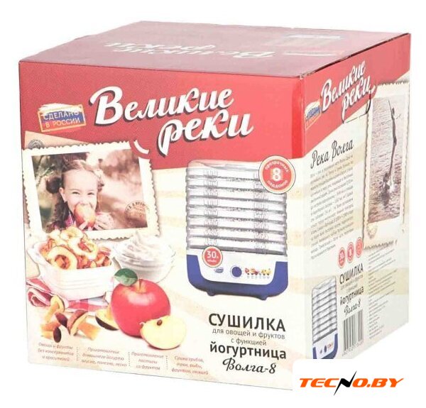 Сушилка для овощей и фруктов Великие Реки Волга-8 - Изображение №4 — Интернет-Магазин TECNO.BY