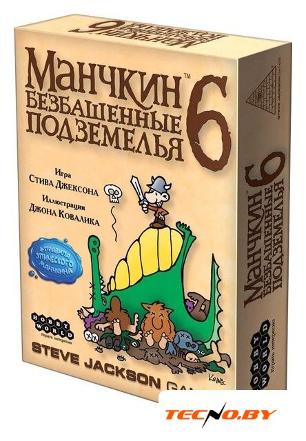 Настольная игра Мир Хобби Манчкин 6: Безбашенные подземелья - Изображение №1 — Интернет-Магазин TECNO.BY
