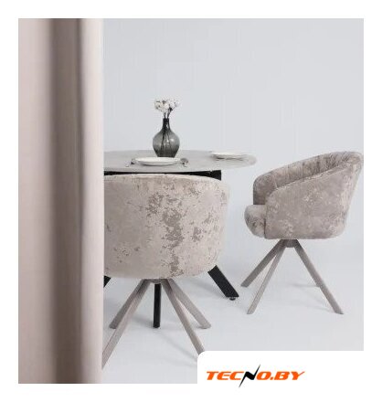 Стул с подлокотниками Мамадома Shelly-R 360 (m04 Grey Beige Lux/капучино) - Изображение №3 — Интернет-Магазин TECNO.BY