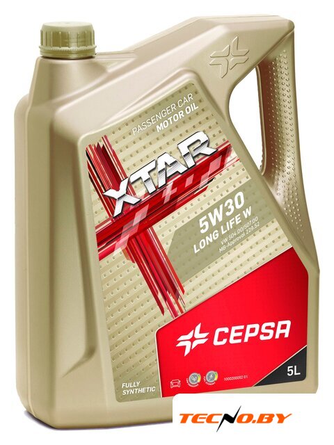 Моторное масло CEPSA Xtar 5W-30 Long Life W 5л - Изображение №1 — Интернет-Магазин TECNO.BY