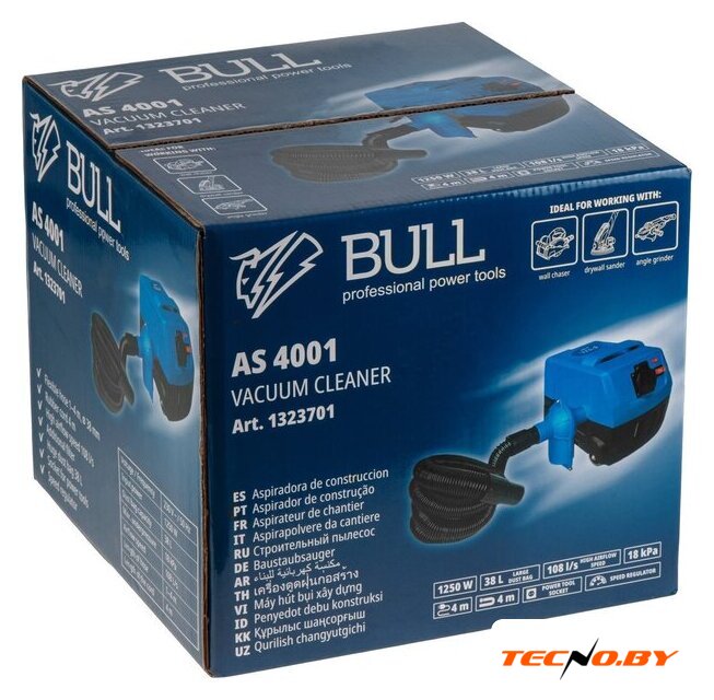 Пылесос Bull AS 4001 1323701 - Изображение №7 — Интернет-Магазин TECNO.BY